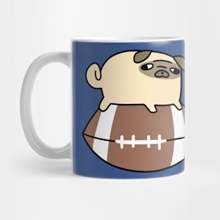 Small Pug and Football Mug